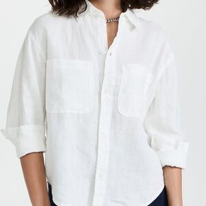 DL1961 Zita Linen Button Down Shirt